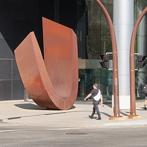 Nuova Twist - by Beverly Pepper // Location: Bankers Court
